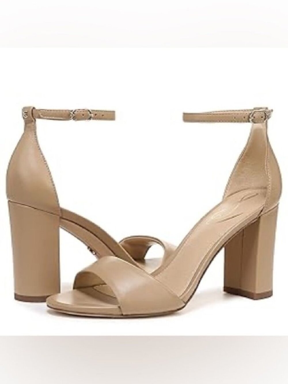 Sam Edelman Robyn Leather Ankle Strap Heel